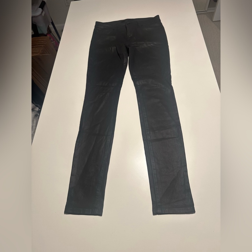Joes jeans high rise skinny black jeans